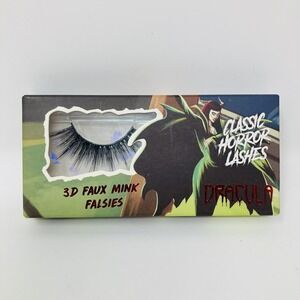 Classic Horror Lashes 3 D Faux Mink Falsies Eye Lashes‎ Dracula NEW